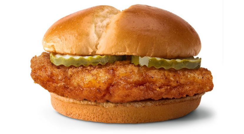 Mcdonalds crispy chicken sandwich