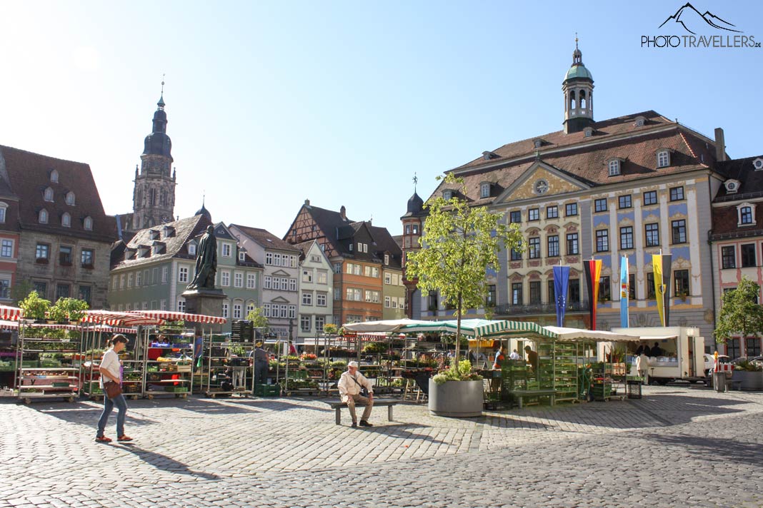 Coburg Sehenswürdigkeit: der Marktplatz