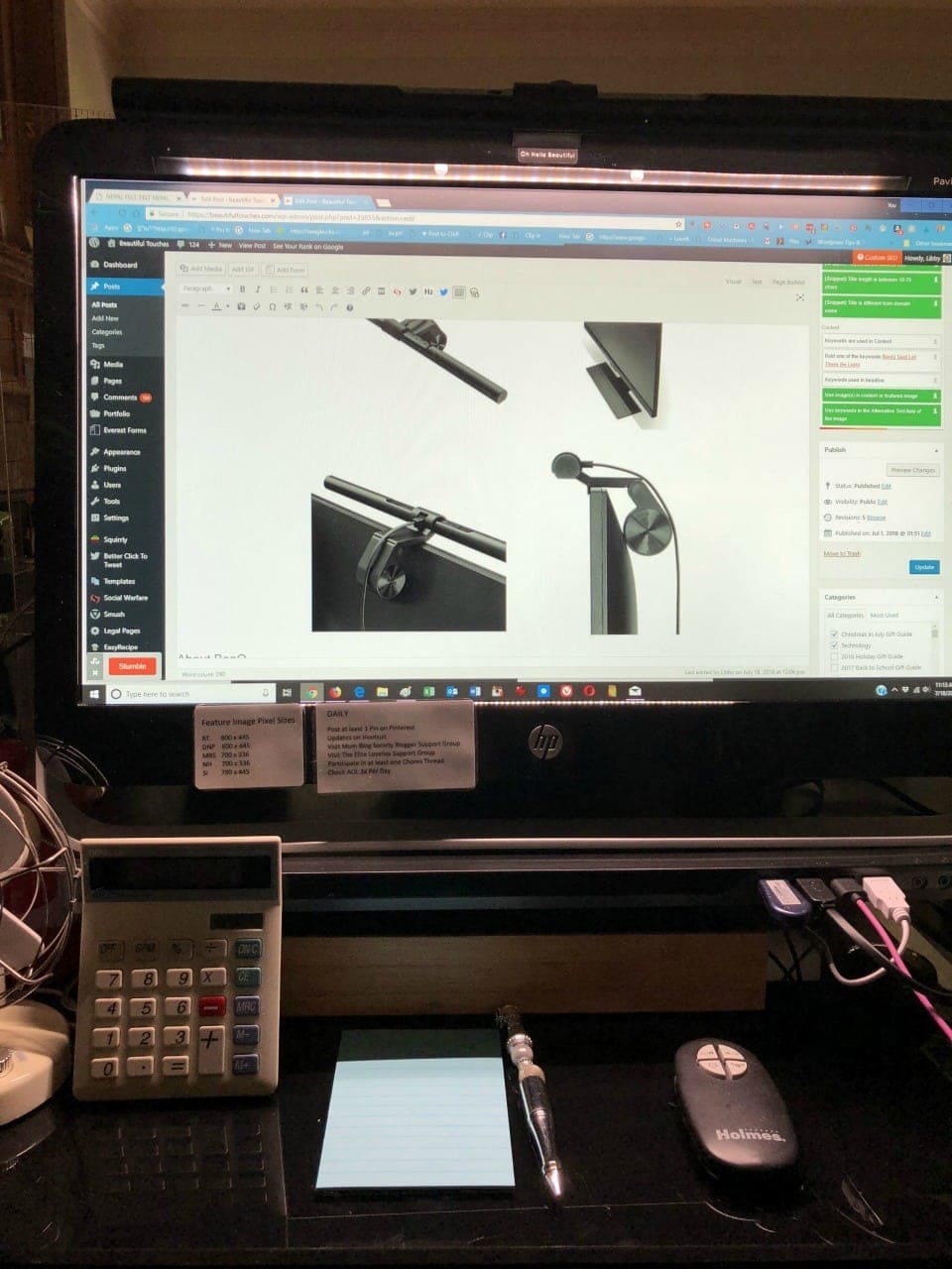 BenQ Said Let There Be Light - Beautiful Touches BenQ Said Let There Be Light