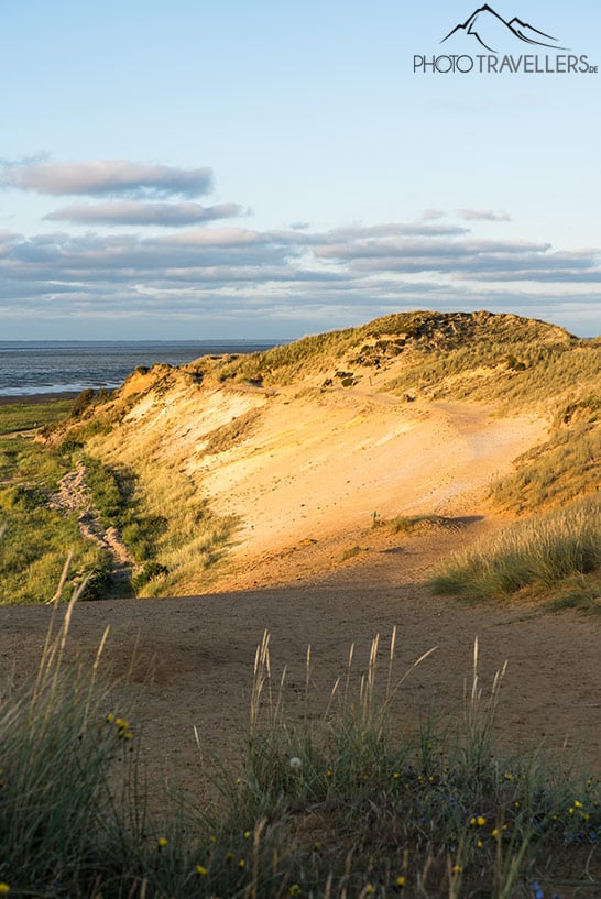 Das Morsum Kliff auf Sylt im Abendlicht