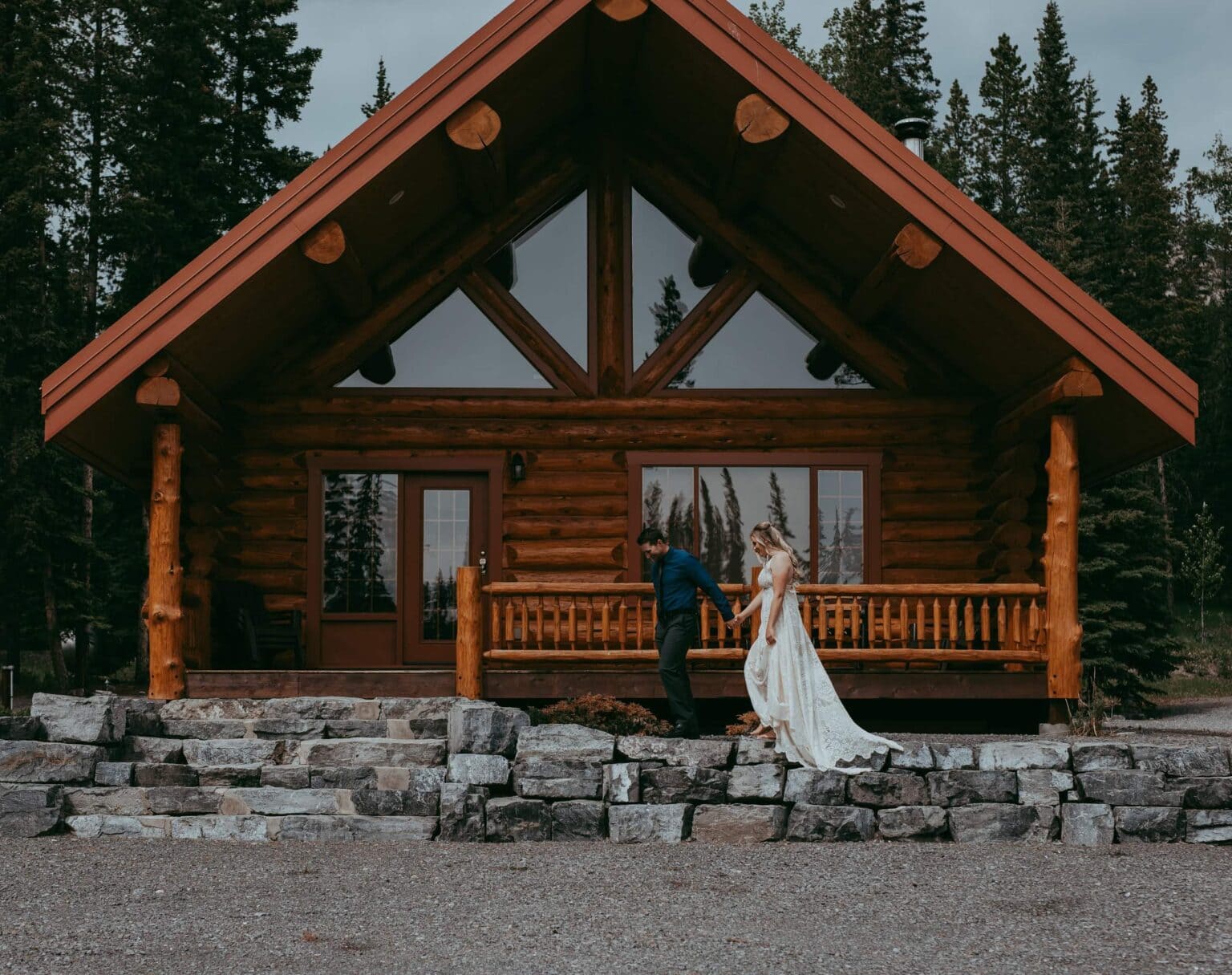 nordegg elopement at a cabin / 12 places to elope in alberta