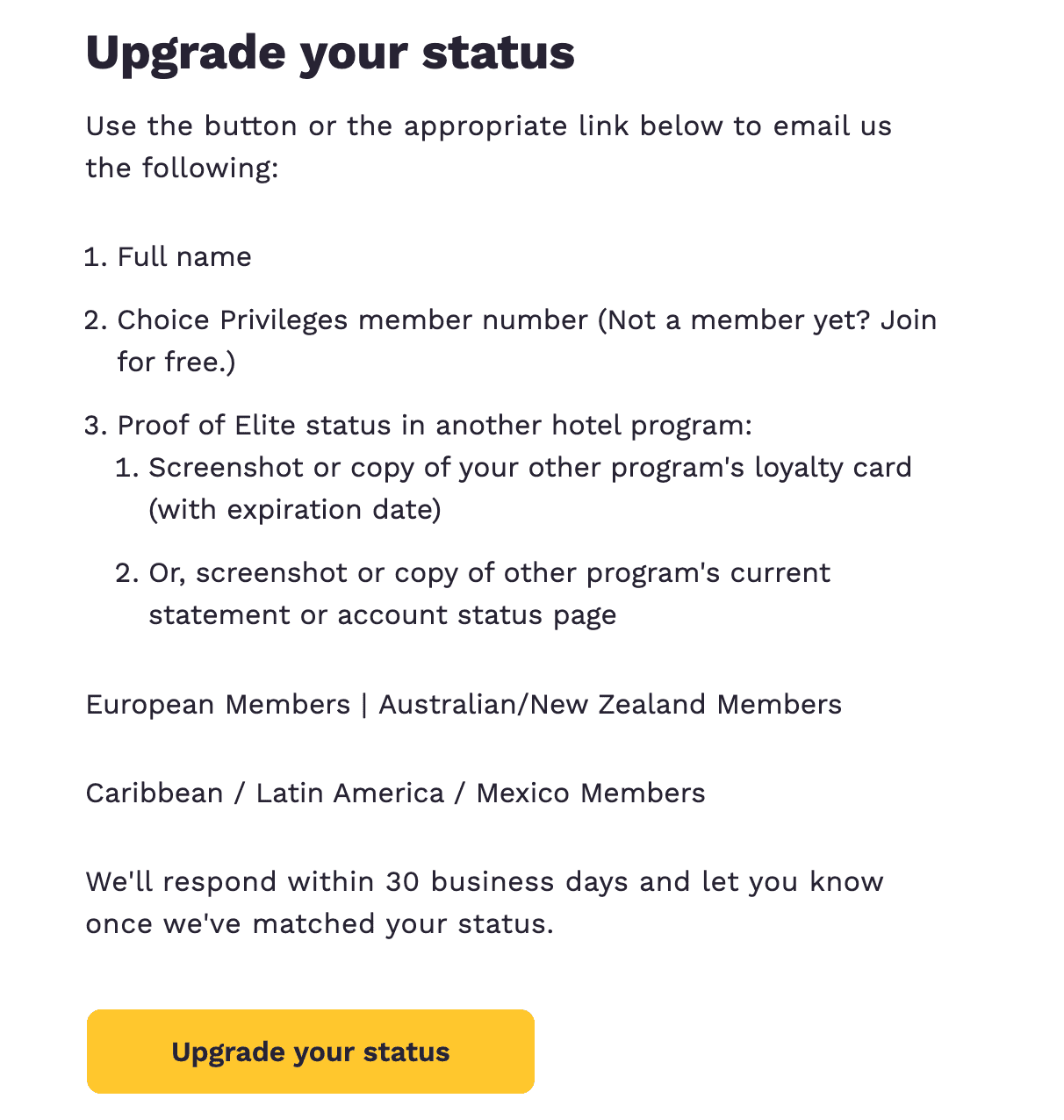 Explore Choice Hotels Membership Levels and Their Perks 2 Status Match