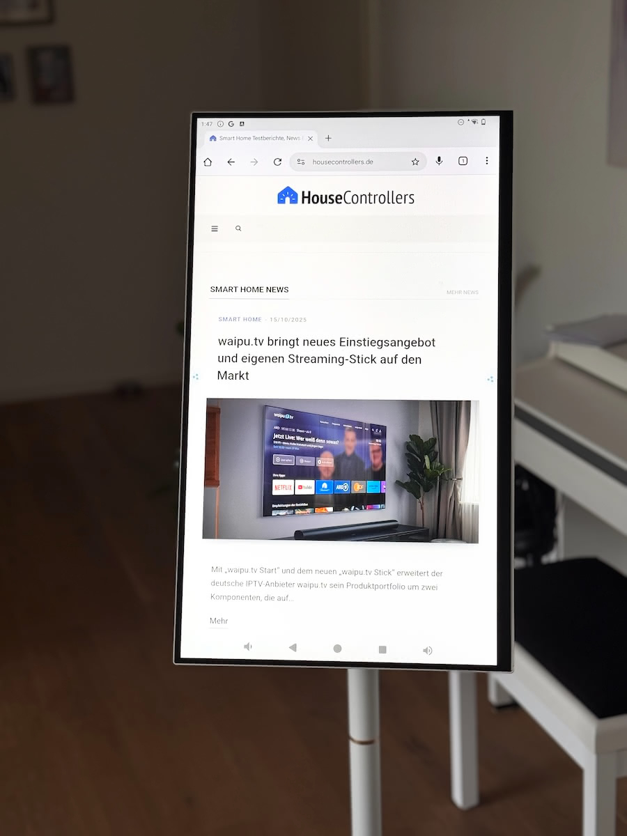 Sylvox 27 Zoll Akku Fernseher (Hochant)
