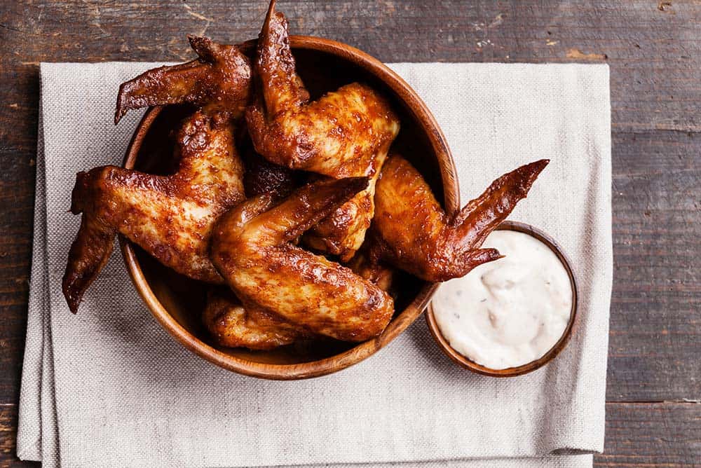 Chicken wing calories