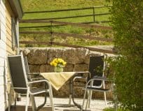 Chalet Bene kleine Sonnenterrasse