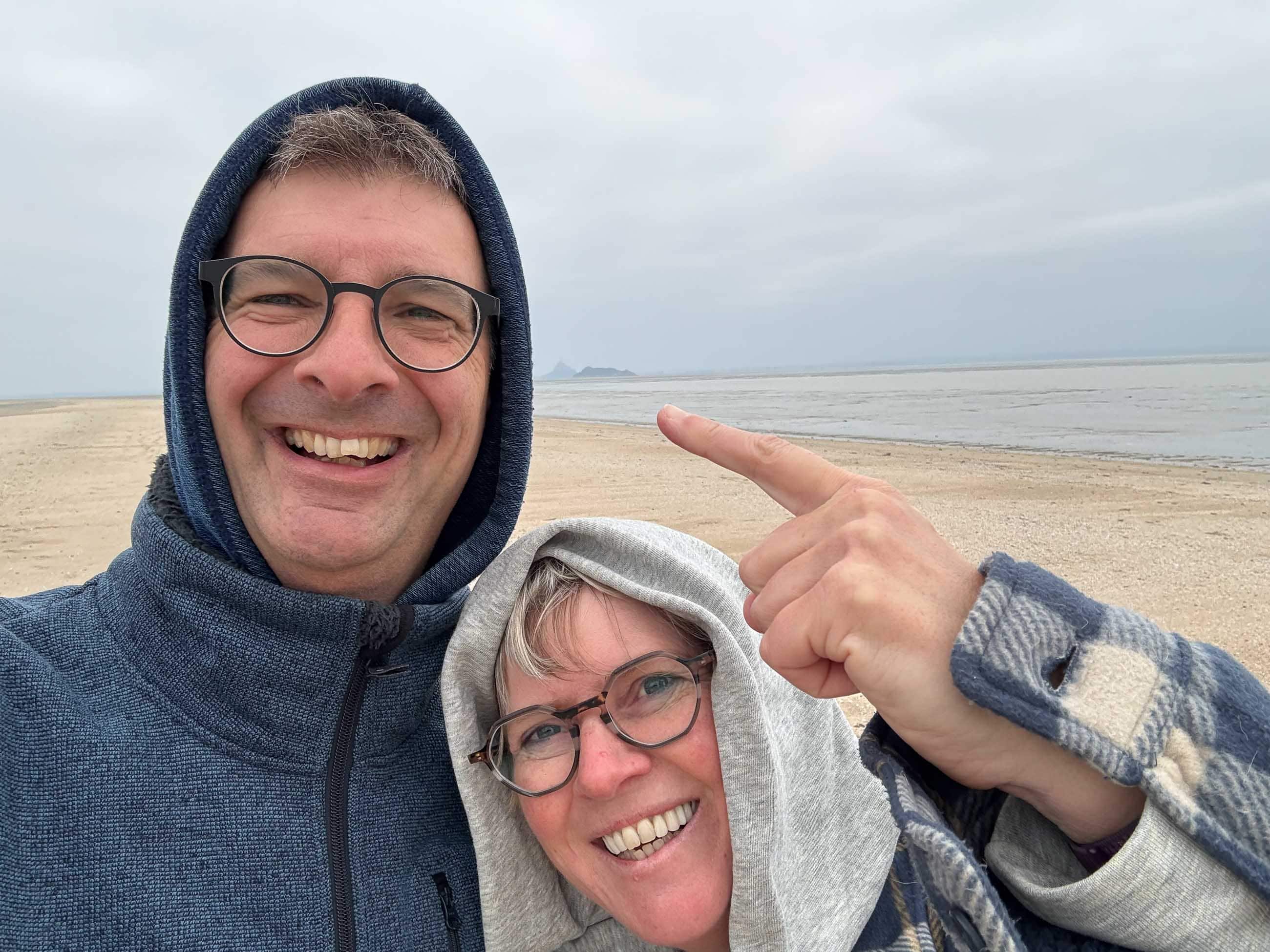 Am Strand von Dragey-Ronthon