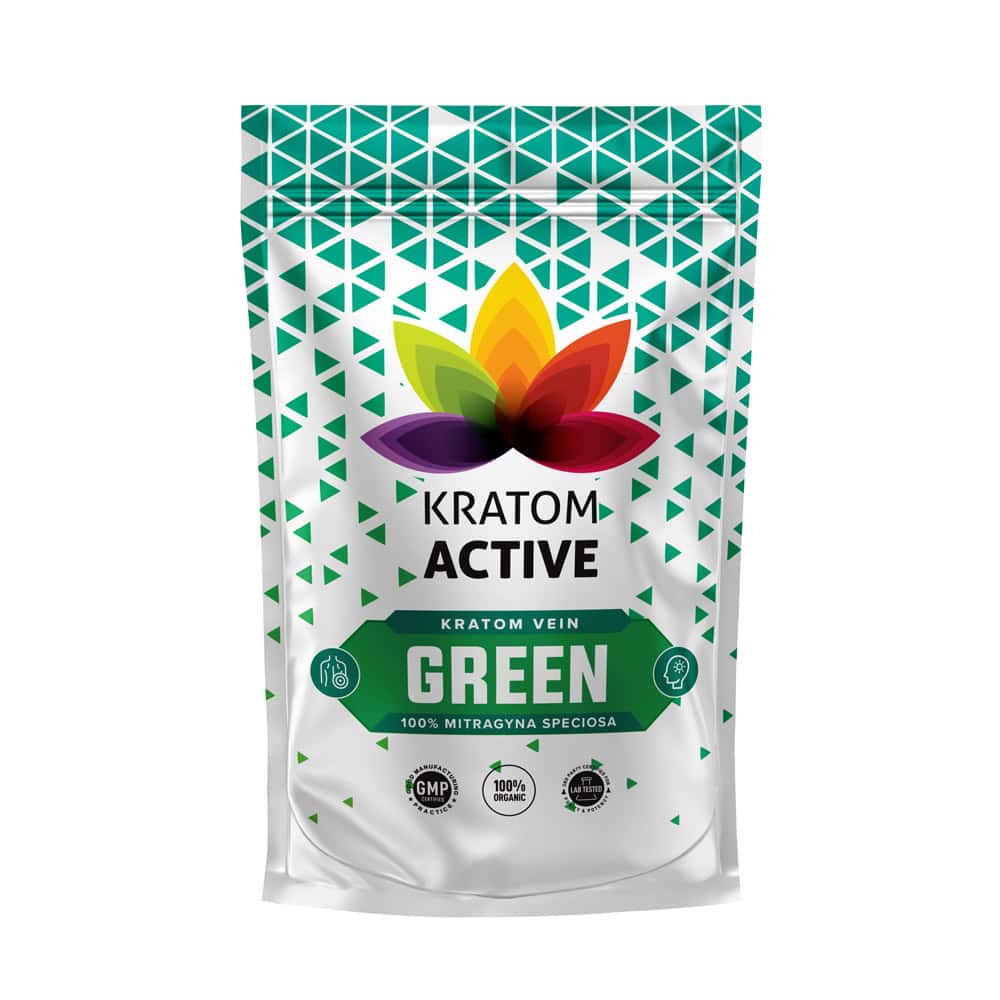 Kratom Active 12 Green Vein Kratom Powder - Kratom Active Canada