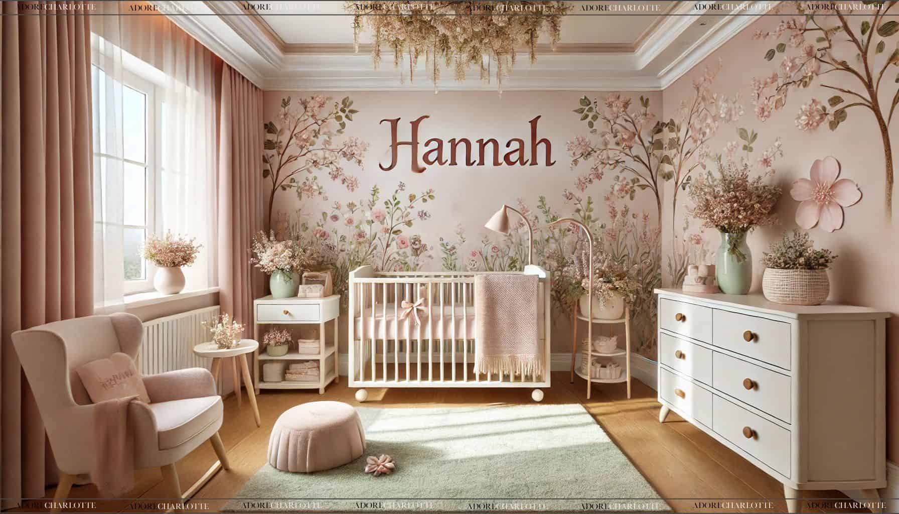 Middle Names for Hannah Nursery Image