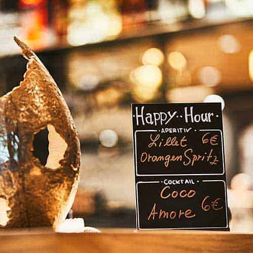 Details der Hotelbar