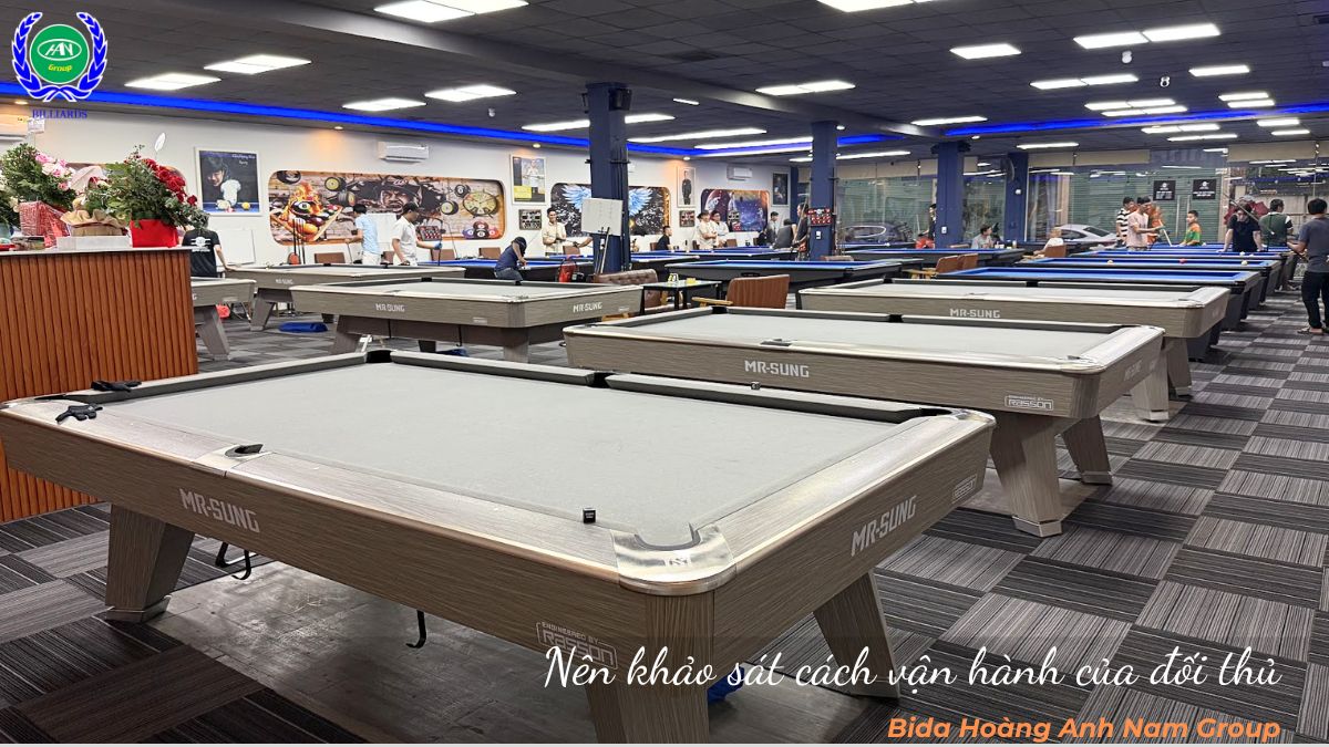 Nên khảo sát cách vận hành của đối thủ