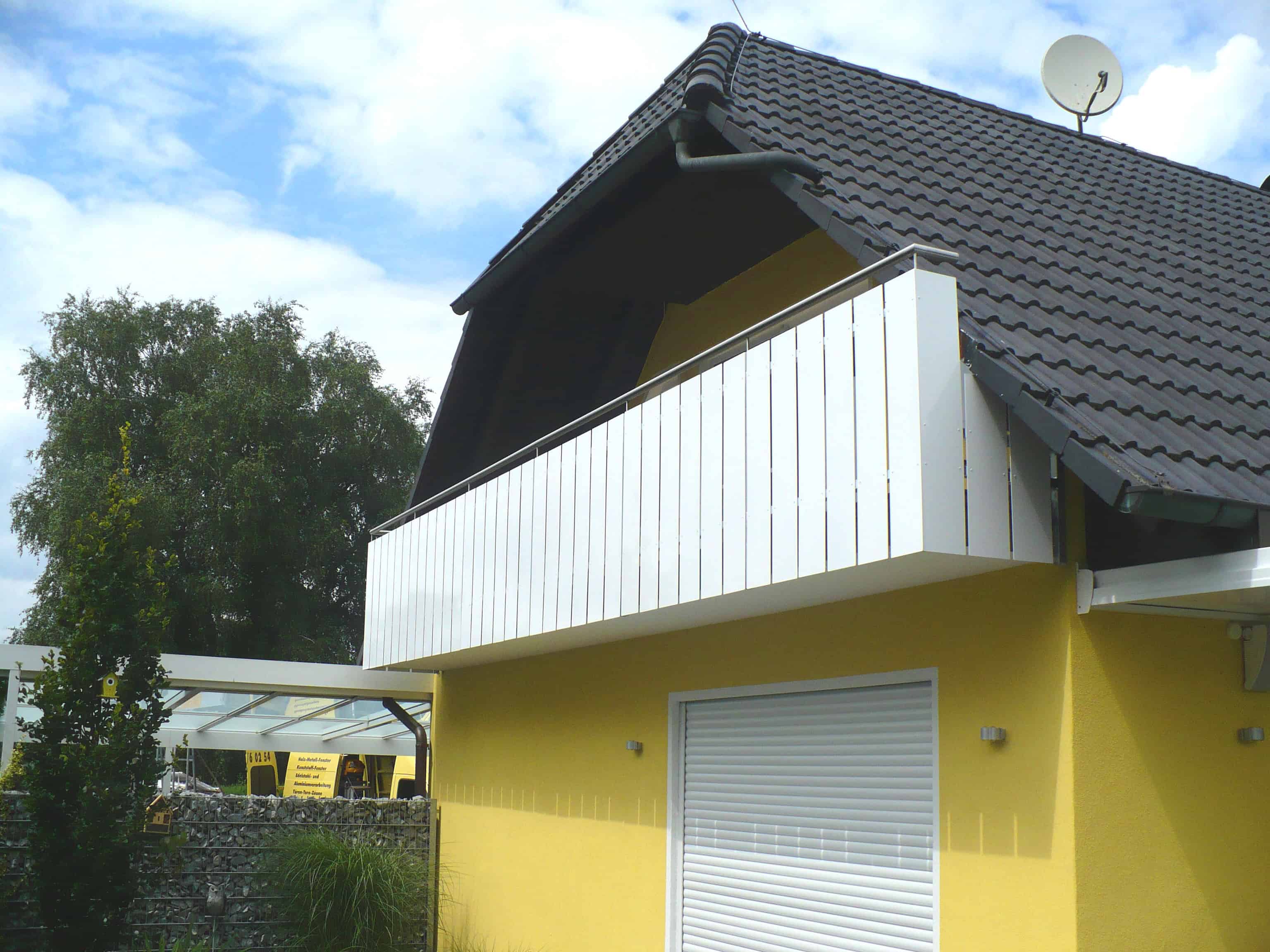 Balkongeländer gemischt