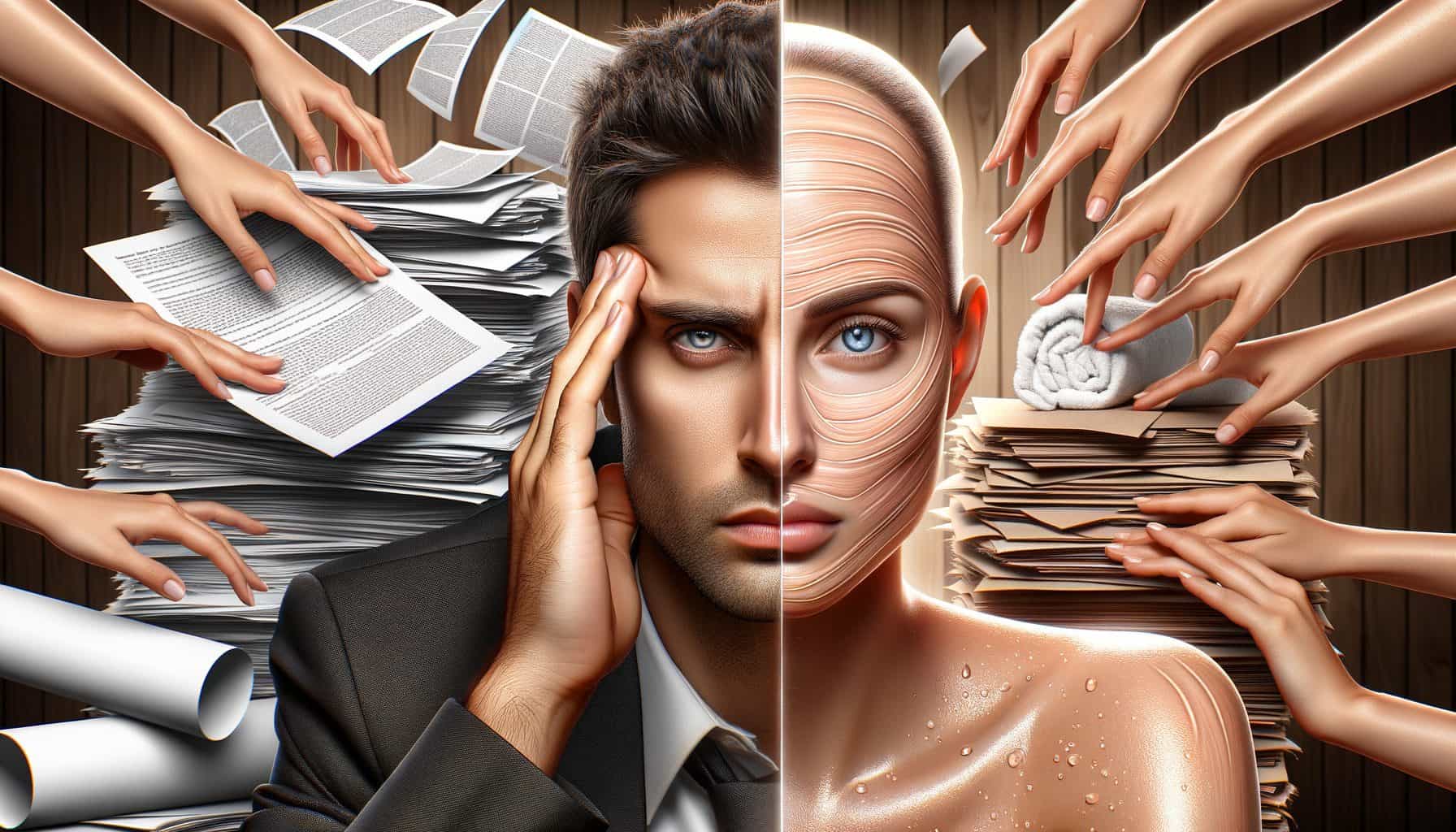 the connection between stress and skin health luxor spa abuja explains