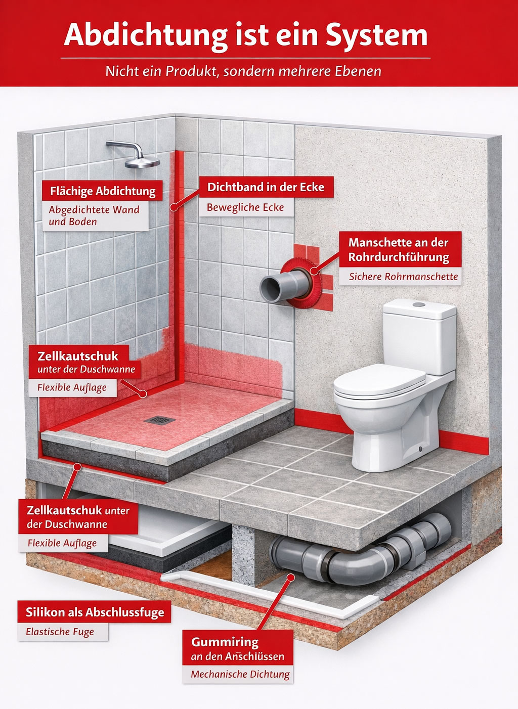 Abdichten mit System