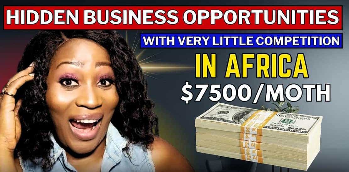 i've discovered 7 small business ideas in africa with almost no competitors