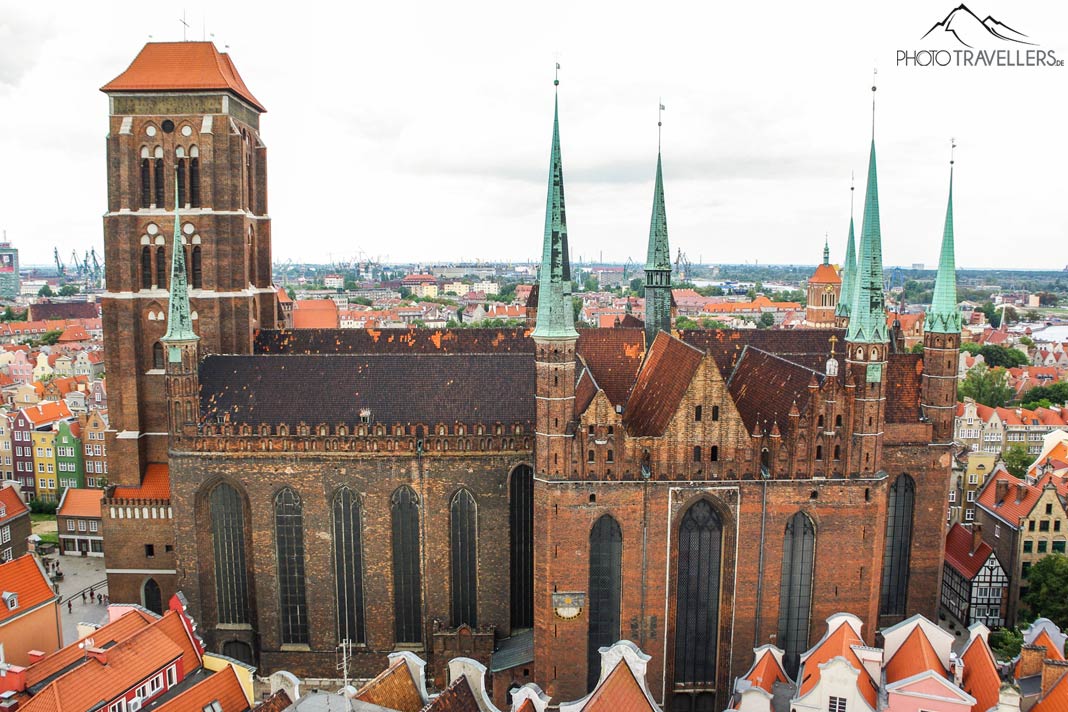 Die berühmte Marienkirche in Danzi