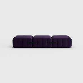 1-Sitzer Modulsofa im Stoff Jet –  3 Sofa-Module