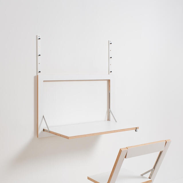 Fläpps Box Sekretär-in 80x50x20 | Klappbarer Wandschreibtisch mit viel Stauraum