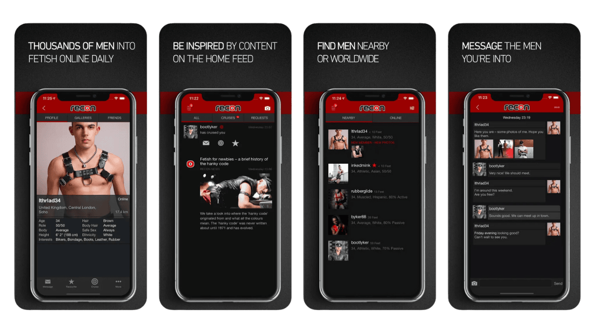 Recon.com App Review 5 Recon.com, Gay Fetish, BDSM Community, Fetish Exploration, Gay BDSM