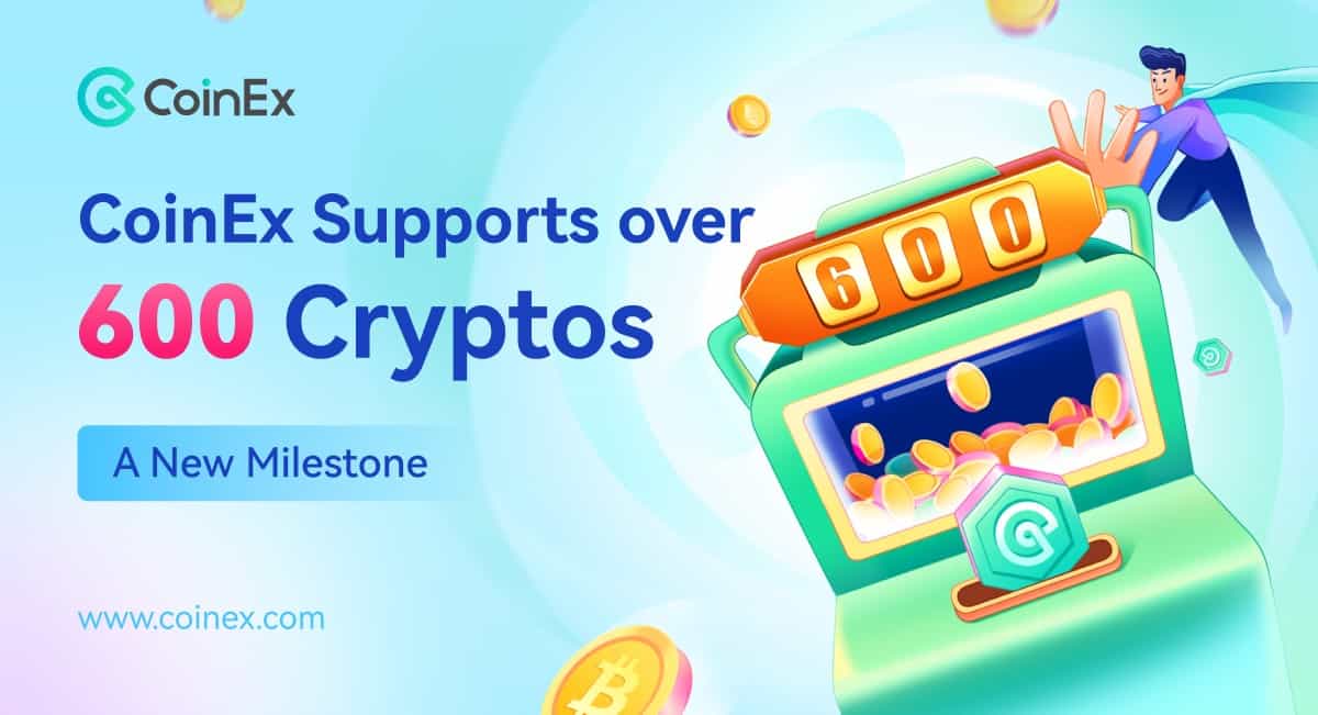 CoinEx is listing extra than 600 cryptocurrencies 1 CoinEx is listing more than 600 cryptocurrencies