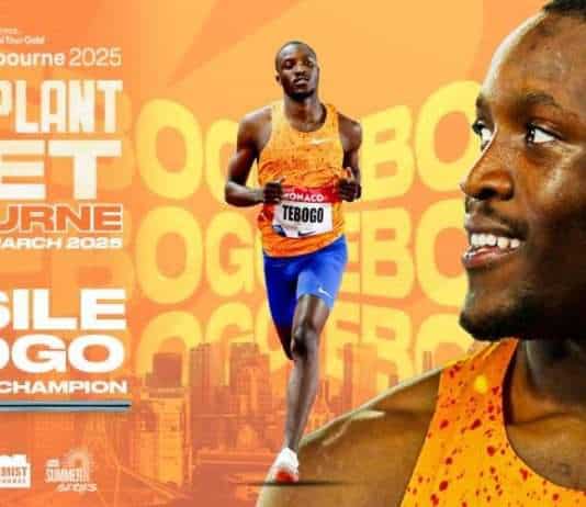 All Bow Down: Olympic champion Letsile Tebogo to headline Maurie Plant Meet – Melbourne