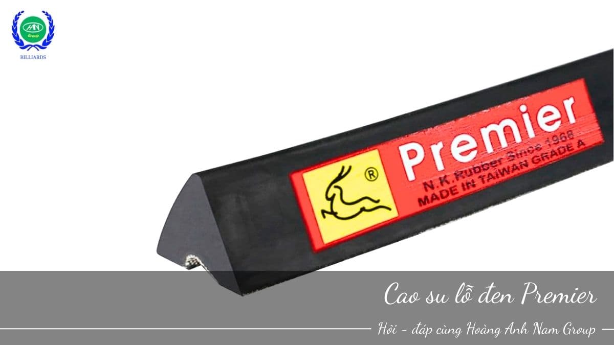 Băng cao su Đài Loan cao cấp lắp trên bàn bida lỗ Aileex A01 | Bida Hoàng Anh Nam Group