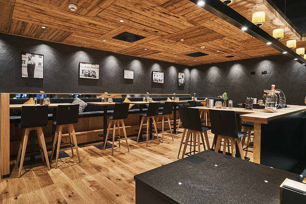 Ein Bereich unserer stylischen Hotelbar