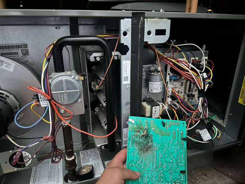 Heat pump or furnace heating repair in Raleigh
