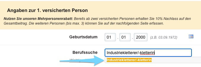 Unfallversicherung für Industriekletterer und Höhenarbeiter