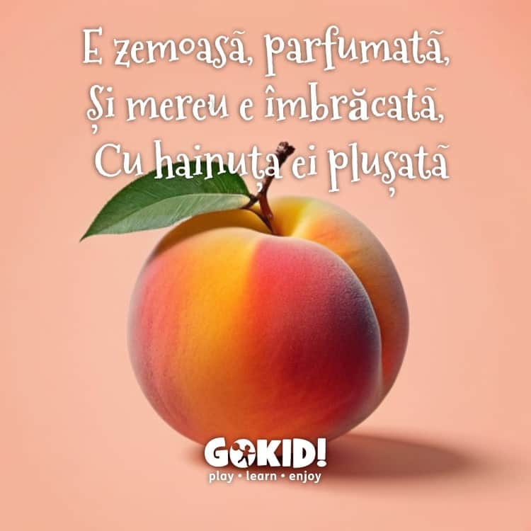 ghicitori scurte cu fructe piersica