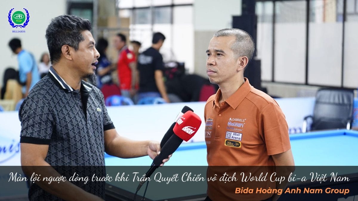 Màn lội ngược dòng trước khi Trần Quyết Chiến vô địch World Cup bi-a Việt Nam