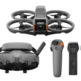 LE Drones - DJI Avata 2 Fly More Combo (Three Batteries) with Goggle 3 and RC Motion 3 Avata 2 Combo extra batteries