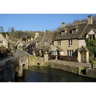 The Cotswolds, typical village scene A typical village scene in The Cotswolds