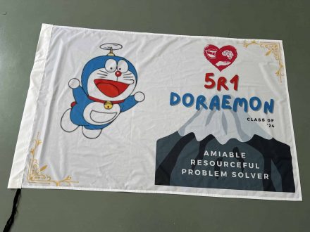 Doraemon Flag Printing