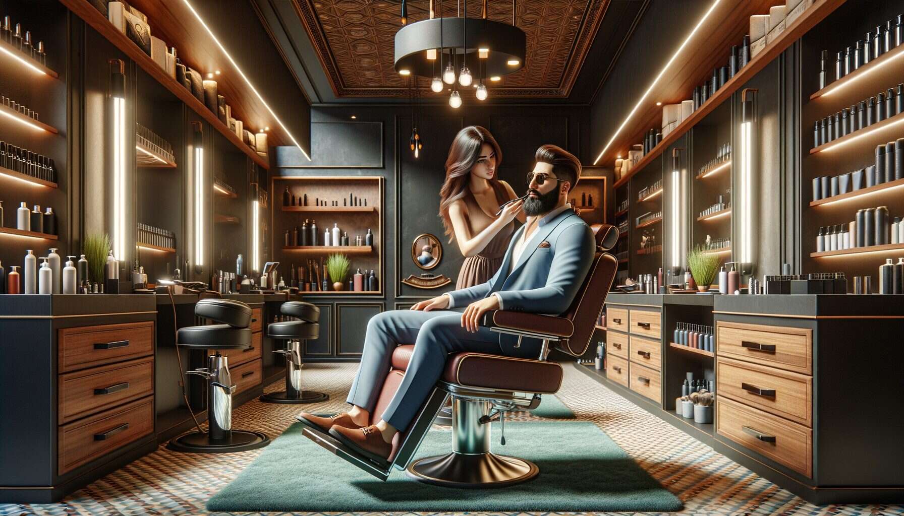 best beard grooming services at luxor salon abuja for a sharp look