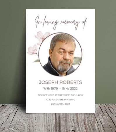 Celebration Of Life Program Template 030 Celebration Of Life Program Template 030 - Free Funeral Order of Service Template