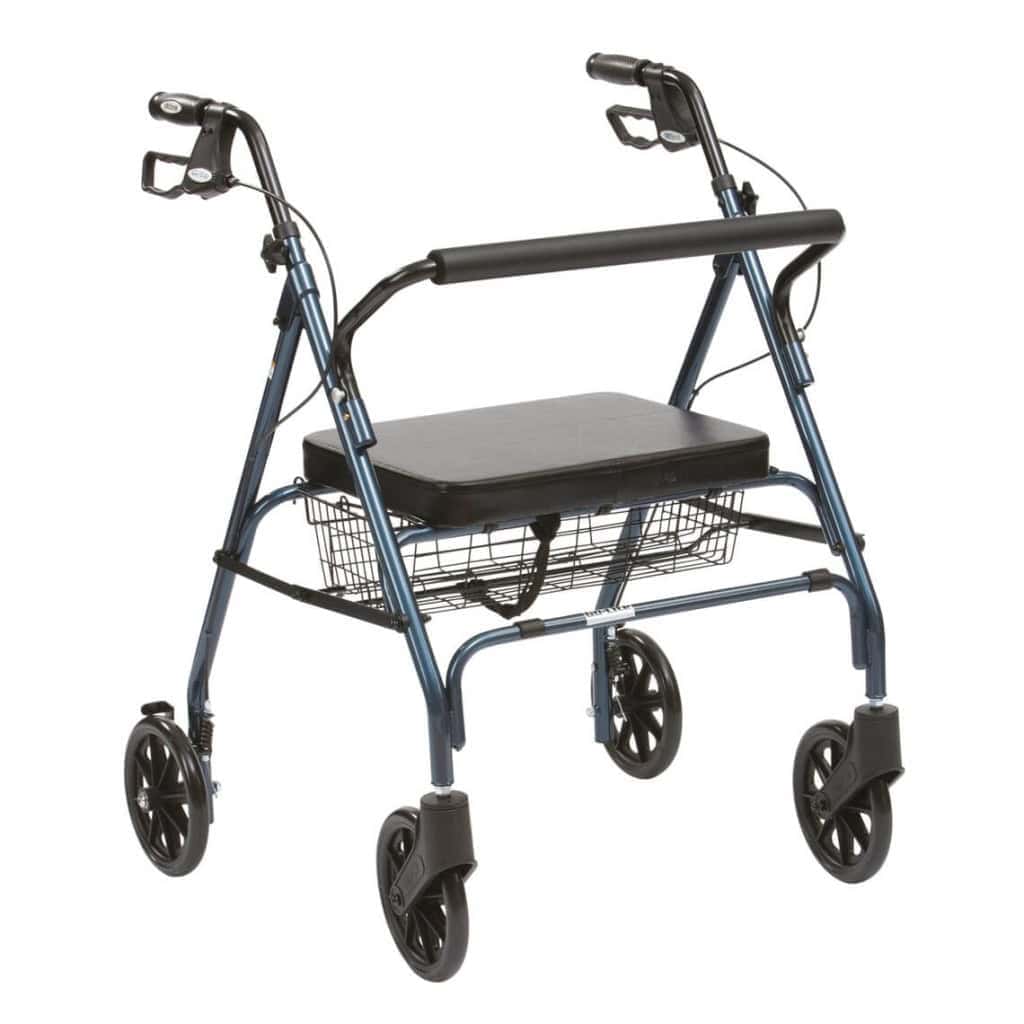 Drive Heavy Duty Rollator Blue