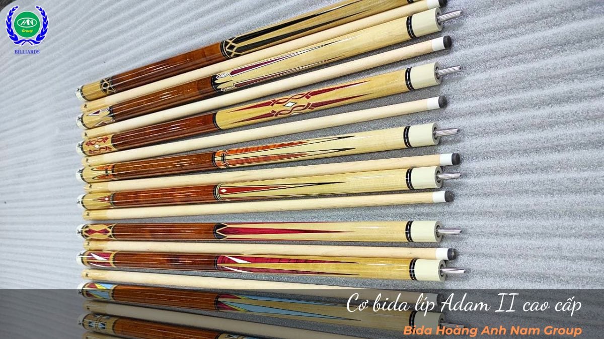 Cơ bida líp Adam II cao cấp