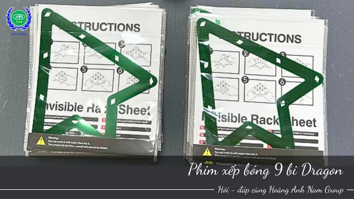 Phim xếp bóng 9 bi Dragon | Bida Hoàng Anh Nam Group