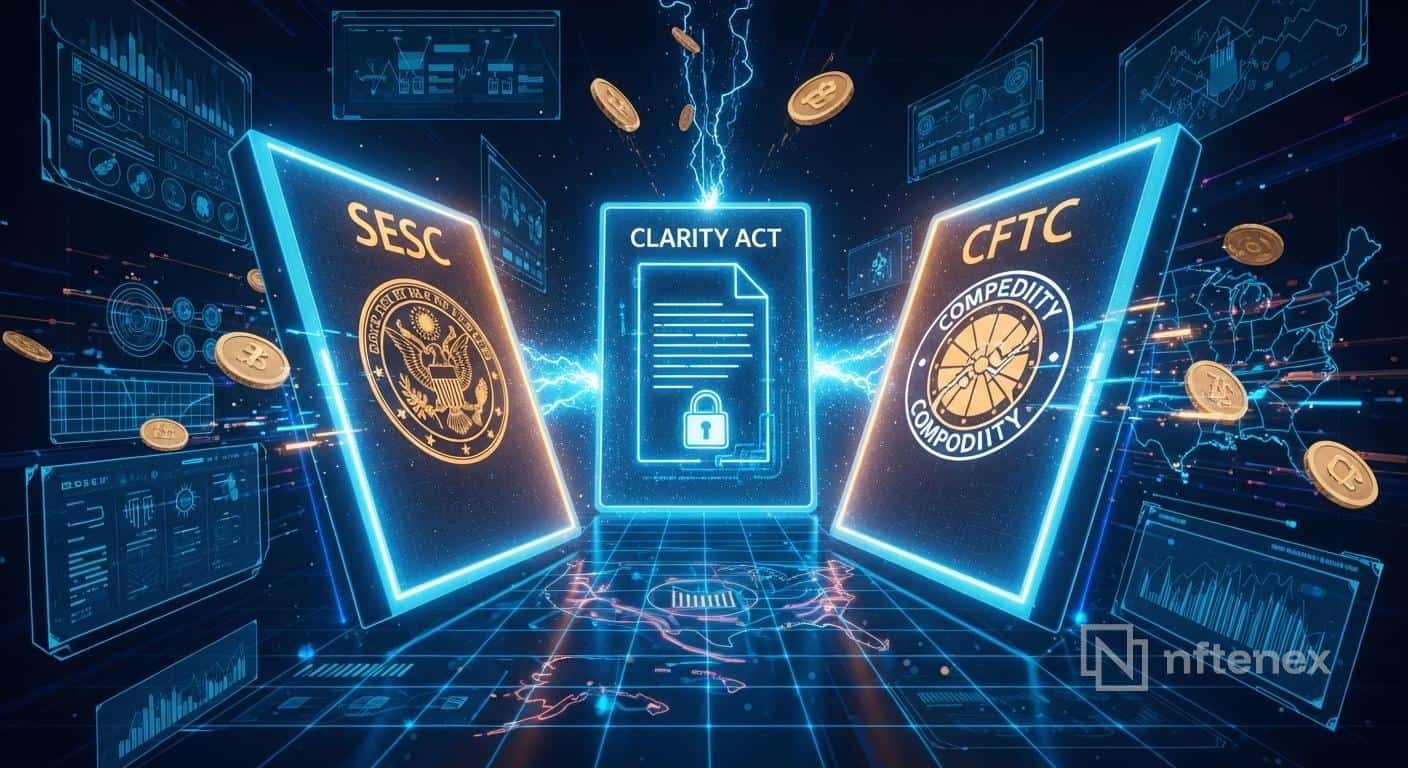 Crypto markets await CLARITY Act as SEC-CFTC split looms 5 SEC vs CFTC in U.S. crypto bill talks: What It Means for rules