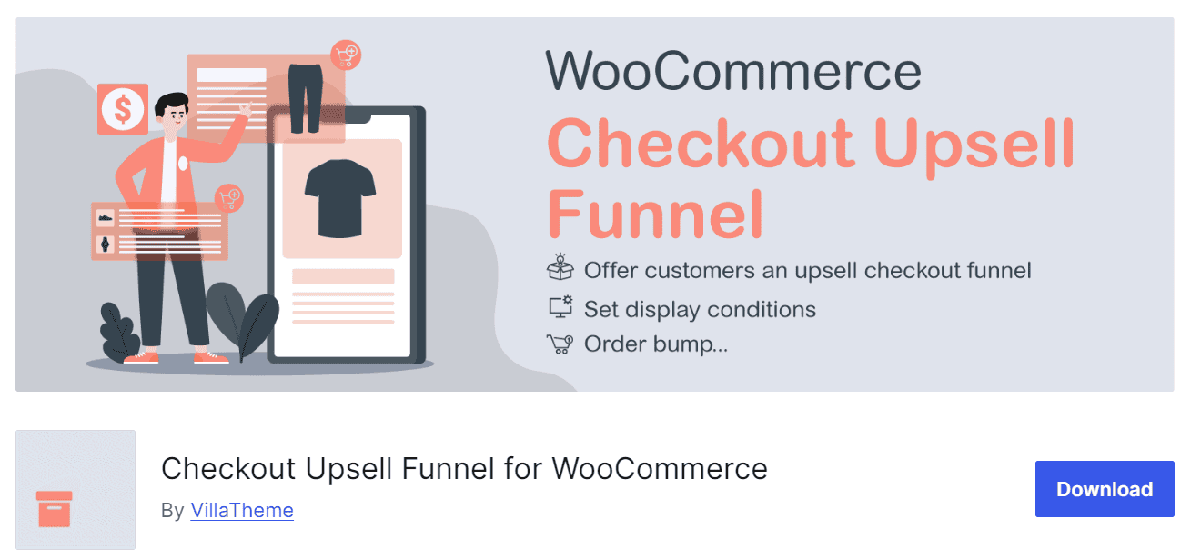 Checkout upsell funnel for WooCommerce