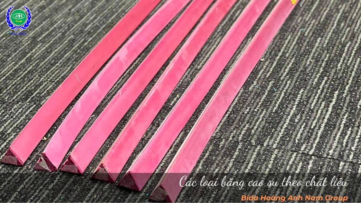 Các loại băng cao su theo chất liệu