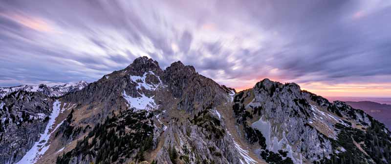 Langzeitbelichtung in den Bayerischen Alpen mit dem Bulb-Modus