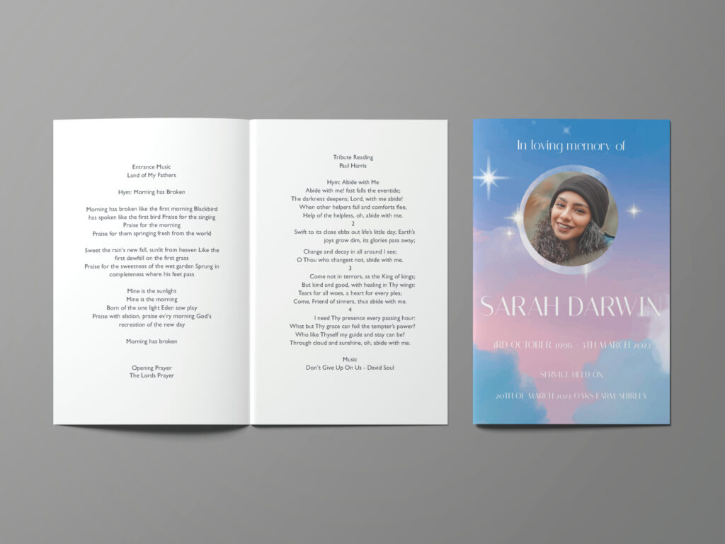 This image has an empty alt attribute; its file name is Order-of-service-dreamy-blue-sky-1024x768.jpg