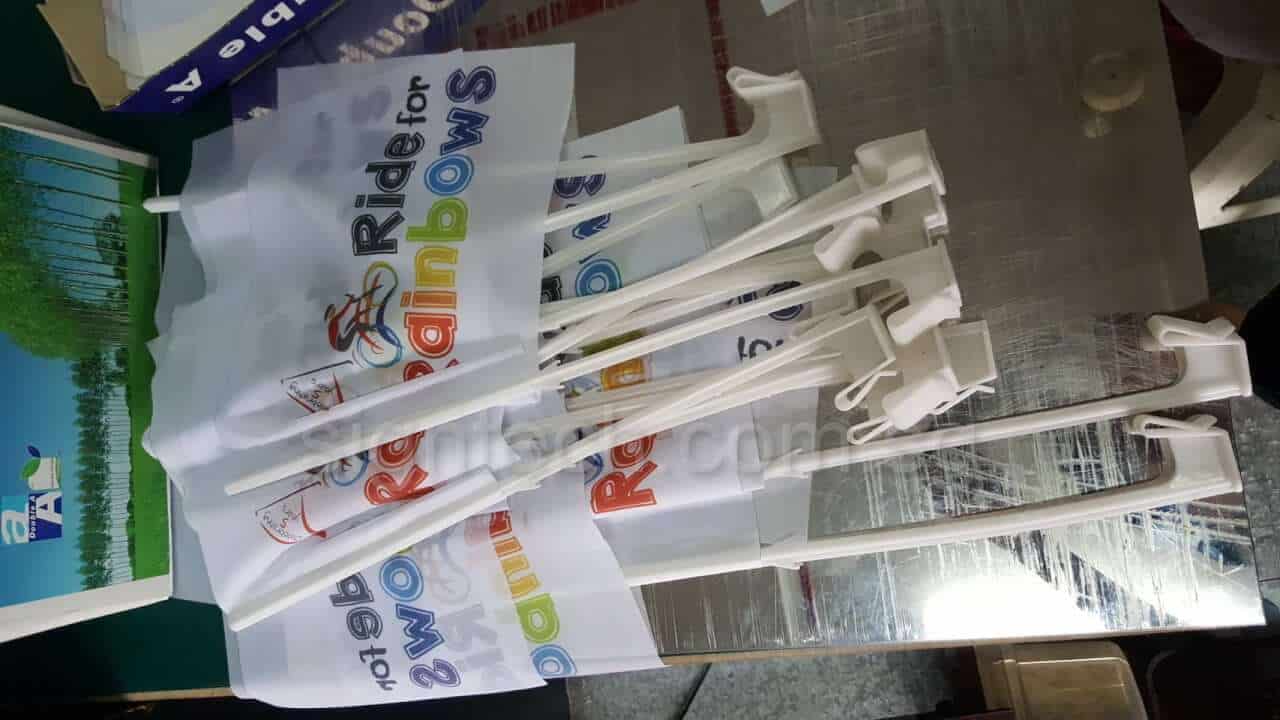 A4 size Car flags
