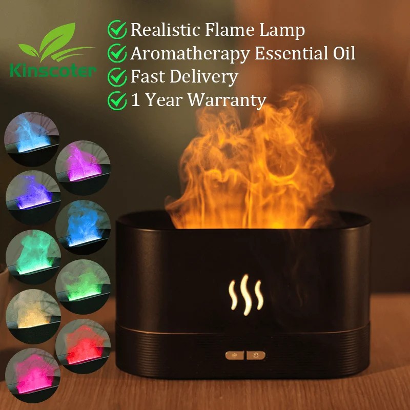 Essential Oil Flame Lamp Diffuser