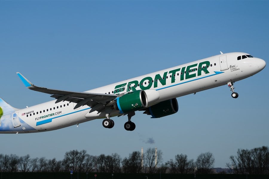 Frontier Airlines plane