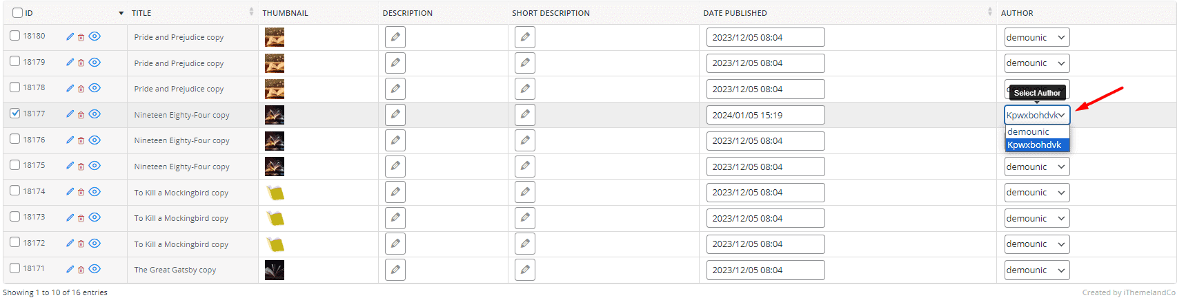 Filter WordPress post and select desired posts