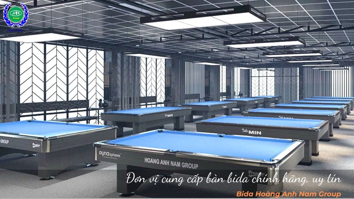 Đơn vị cung cấp bàn bida chính hãng, uy tín