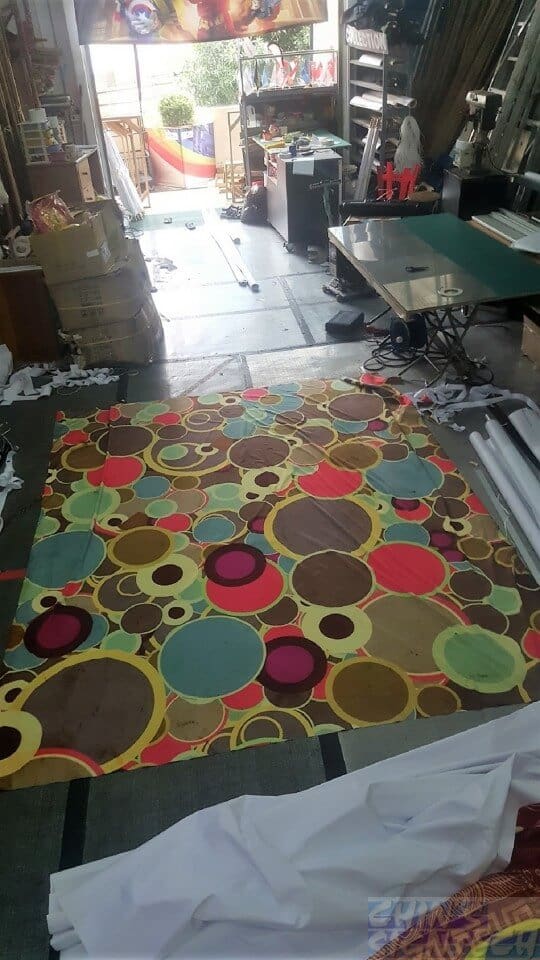 3 x 2.5m Photo studio fabric backdrop - Retro design (2)