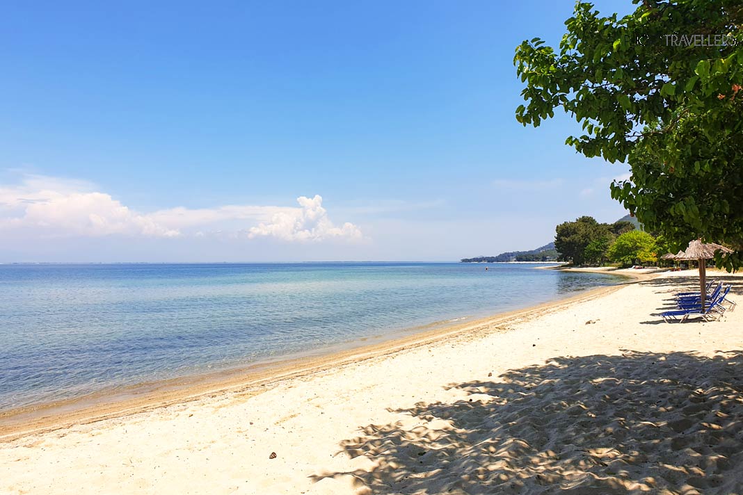 Der Traumstrand Skala Rachoni auf Thassos